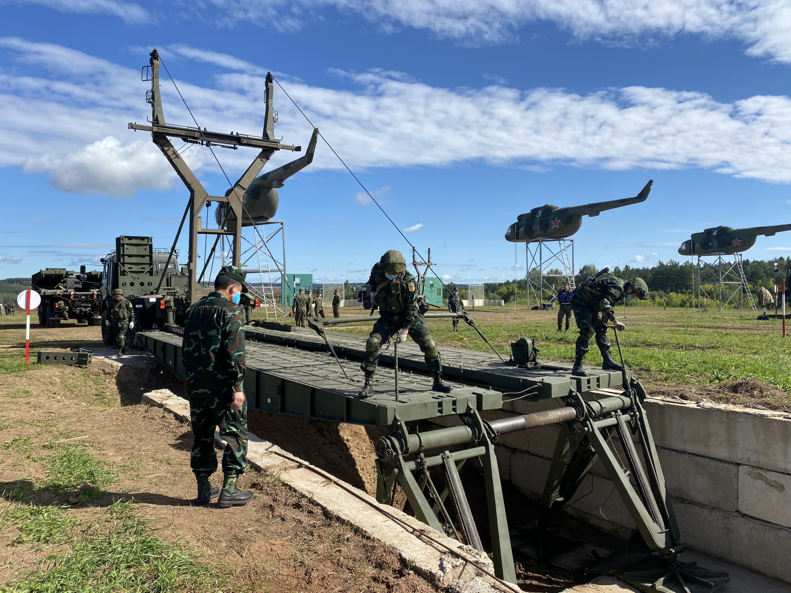 Đội tuyển Công binh QĐND Việt Nam sáng tạo, cẩn thận và tỉ mỉ